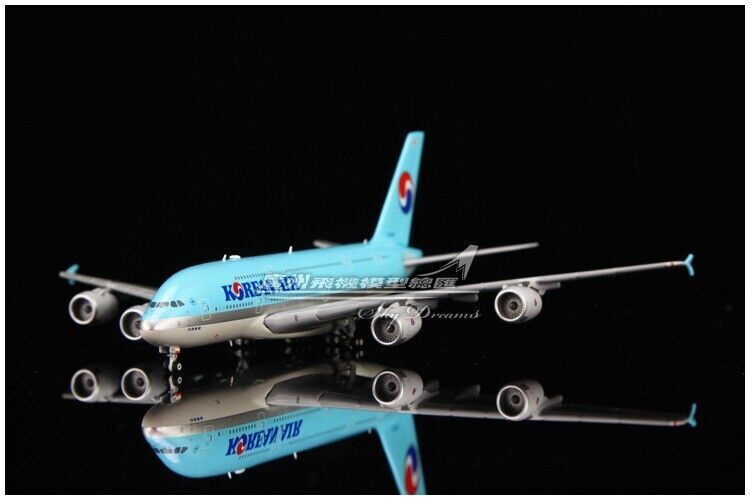 1:400 JC Wings KOREAN AIR AIRBUS A380 Passenger Aircraft Diecast Airplane Model