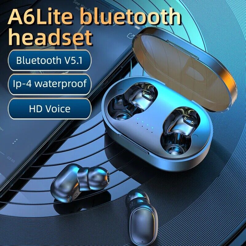 Waterproof Bluetooth 5.0 Wireless TWS Earbuds Headphone Headset Noise Cancelling