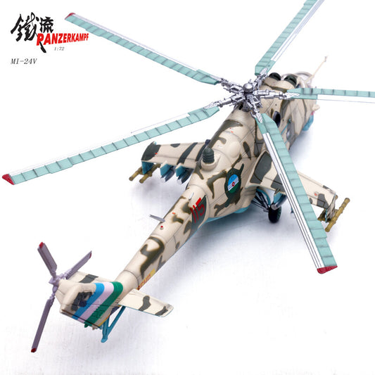 1/72 MI-24V meter 24 helicopter model shark beak painted Baku Azerbaijan 2000