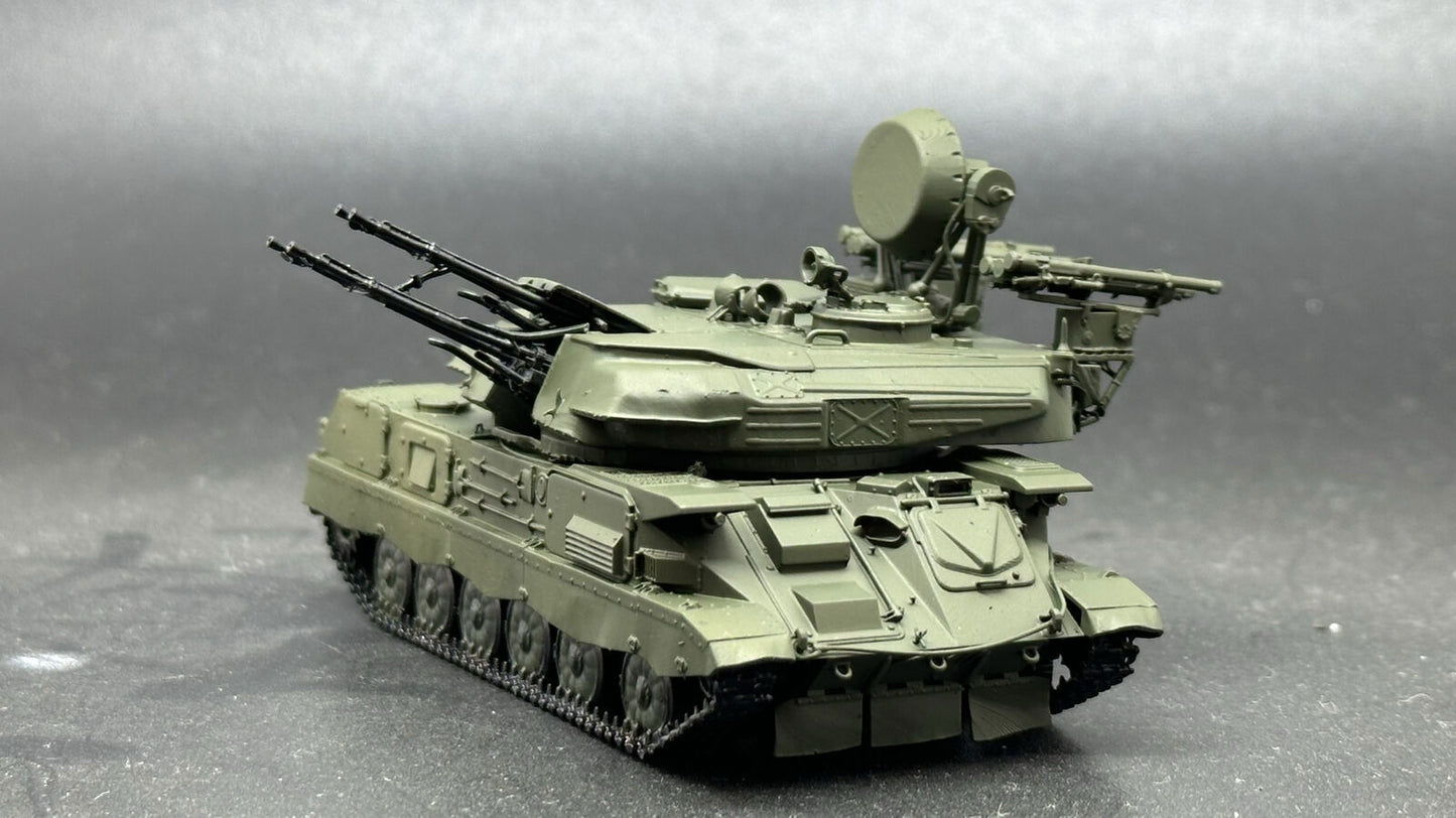 1/72 Soviet Shilkha River M4 Anti-Aircraft Vehicle Finished Model Homemade