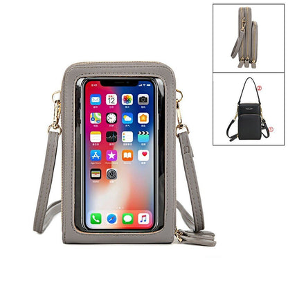 Women Leather Shoulder Bags Large Capacity Crossbody Bags Handbag Phone Purse