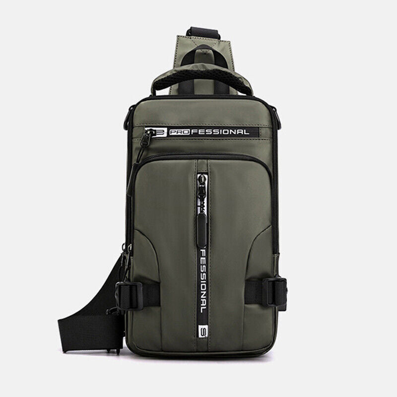 Men Nylon Backpack Cross body Shoulder Bag Male Messenger Chest Bags New