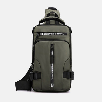 Men Nylon Backpack Cross body Shoulder Bag Male Messenger Chest Bags New