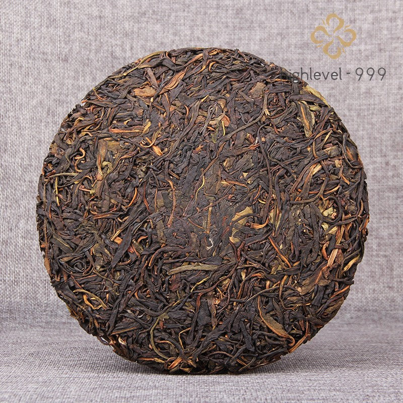 357g Bai Ying Shan Ancient Tree Wild Pu'er Raw Tea CakeLincang Yunnan Seven