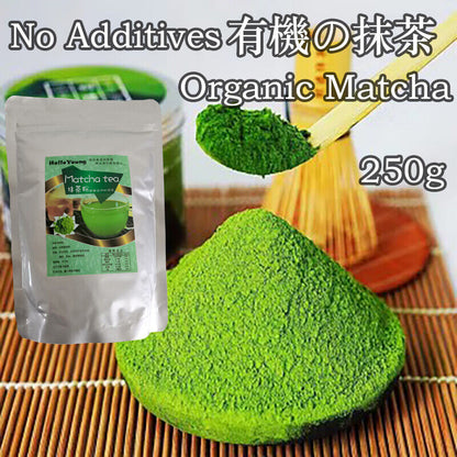 Organics Matcha Tin-100%Certified Organic Matcha Powder Grade Japanese Green Tea