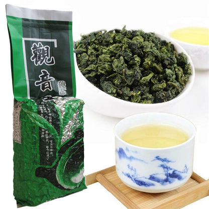 250g Healthy Drink Organic Tikuanyin Green Tea Anxi Tie Guan Yin Oolong Tea Herb