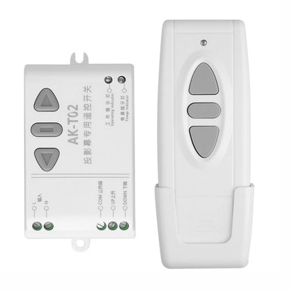 433mhz AC 85-250V Projection Screen Receiver RF Wireless Remote Control Switch t