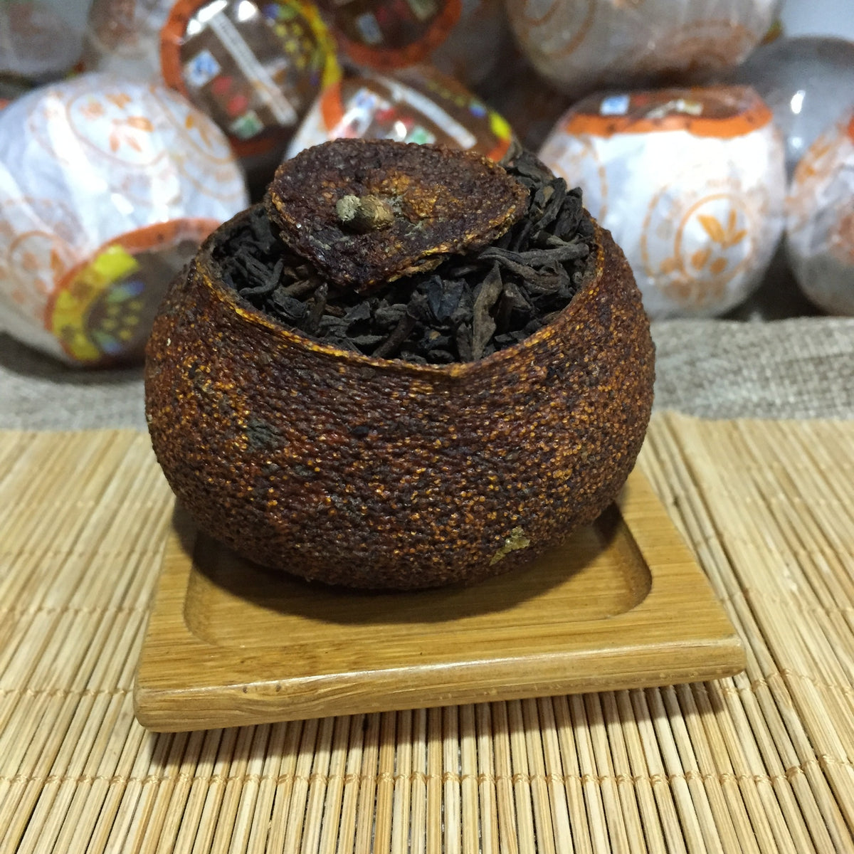 Aged Orange Puer Tea 312 Jujube Fragrance Xinhui Chenpi Pu'er Cooked Loose Tea