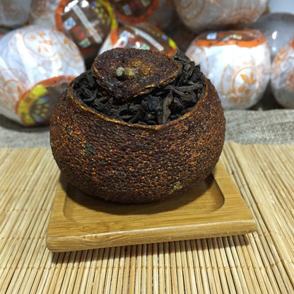 Aged Orange Puer Tea 312 Jujube Fragrance Xinhui Chenpi Pu'er Cooked Loose Tea