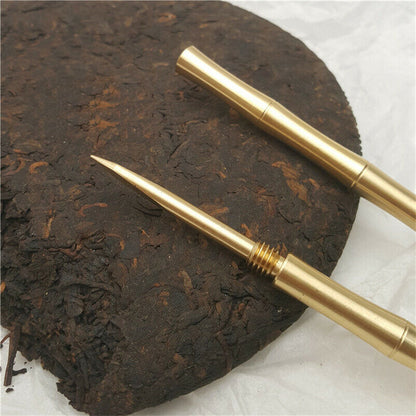 Tea Knife Pu Erh Tea Needle Puer Copper Tea Set Box Accessorie Tool Home Supply