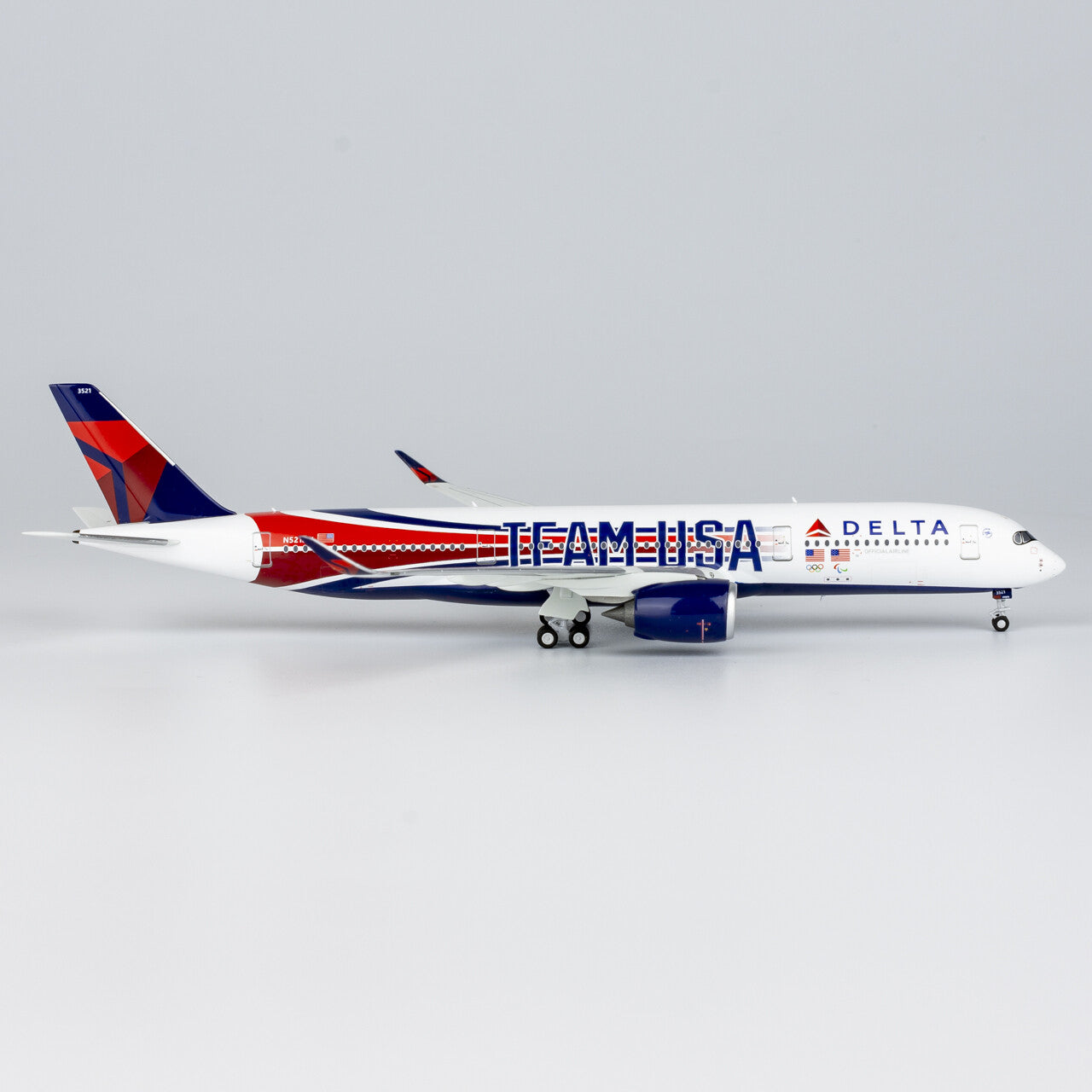 1:400 NG Model DELTA AIRBUS A350-900 Passenger Airplane Diecast Aircraft Model