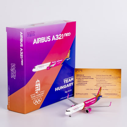 1:400 NG Models Wizz Air Hungary Airbus A321neo Diecast Aircraft Model