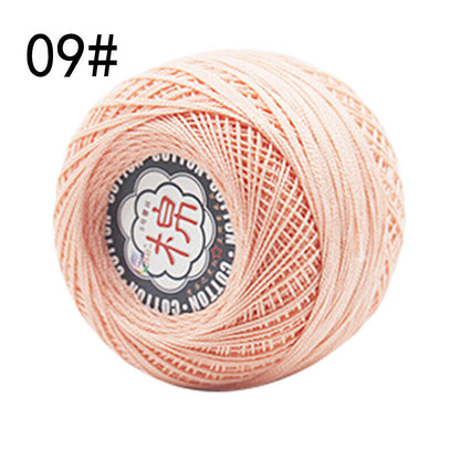 Hot Sale 50g Soft Cotton Thread Yarn Knitting Crochet Lace Embroidery Yarn