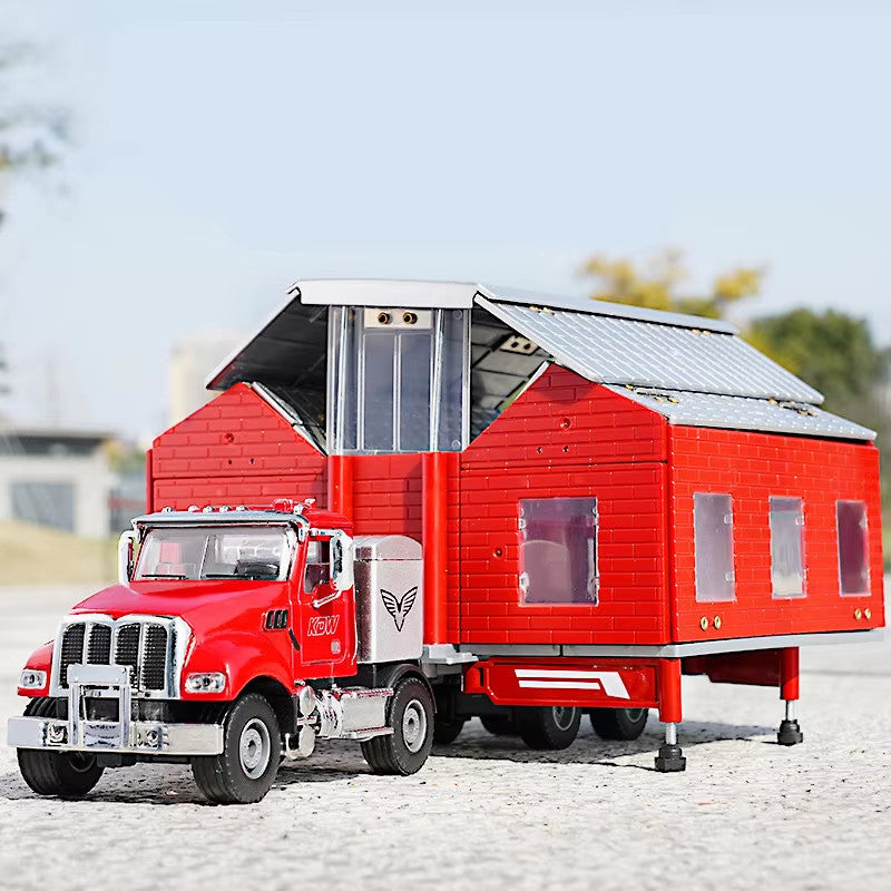 Alloy Luxury RV Recreational Vehicle Car Model Metal Camper Van Motorhome Double