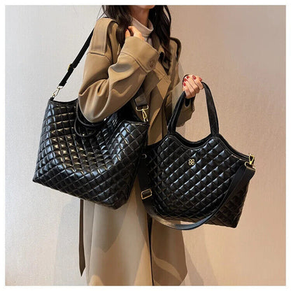 Winter Quilted Bag Shoulder Bag Handbags Tote Bags Women Top Handle Bag