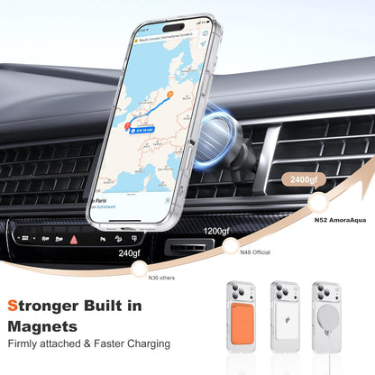 Compatible with Iphone 17 Pro Max Case with 360° Spin Magnetic Ring Stand [Compa