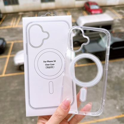 For iPhone 17 Pro Max Case Transparent TPU PC Shockproof Clear Mobile Phone Case