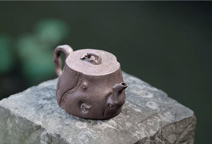 220cc chinese Yixing Handmade Zisha teapot TianQing ShuZhuang Gongfu Hu Tea Pot