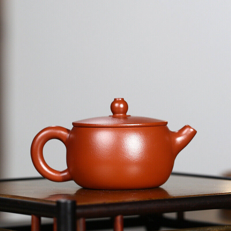 100ml Chinese Tea Pot Real Yixing Zisha Dahongpao Clay Marked Handmade Pot New