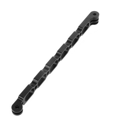 Aluminum 1/4 Extension Hole Rod Arm Mount Helmet For Gopro Max For Insta.360;