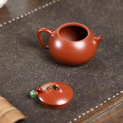 Chinese Yixing Handmade Zisha Teapot Small Capacity Tea Infuser Kettle Teaware