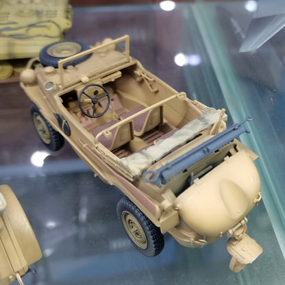 1:35 ARTISAN TYPE166 Amphibious Off-road Vehicle Army ABS Diecast Military Model