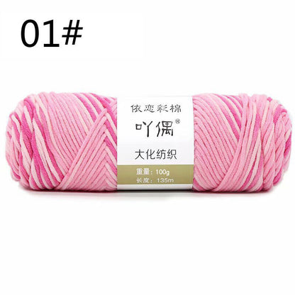 Hot Sale 100g Hand Crochet Knitting Wool Super Soft Milk Cotton Baby Knit Yarn