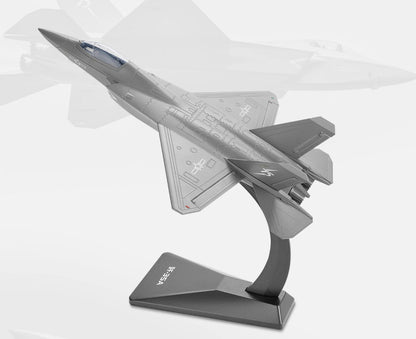 1:64 27CM KDW Carrier-based Stealth Fighter Jet Diecast Military Aircraft Model