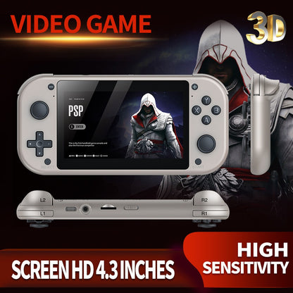 M17 Handheld Game Player Emuelec System 4.3 Inch LCD Screen Video Gaming Console