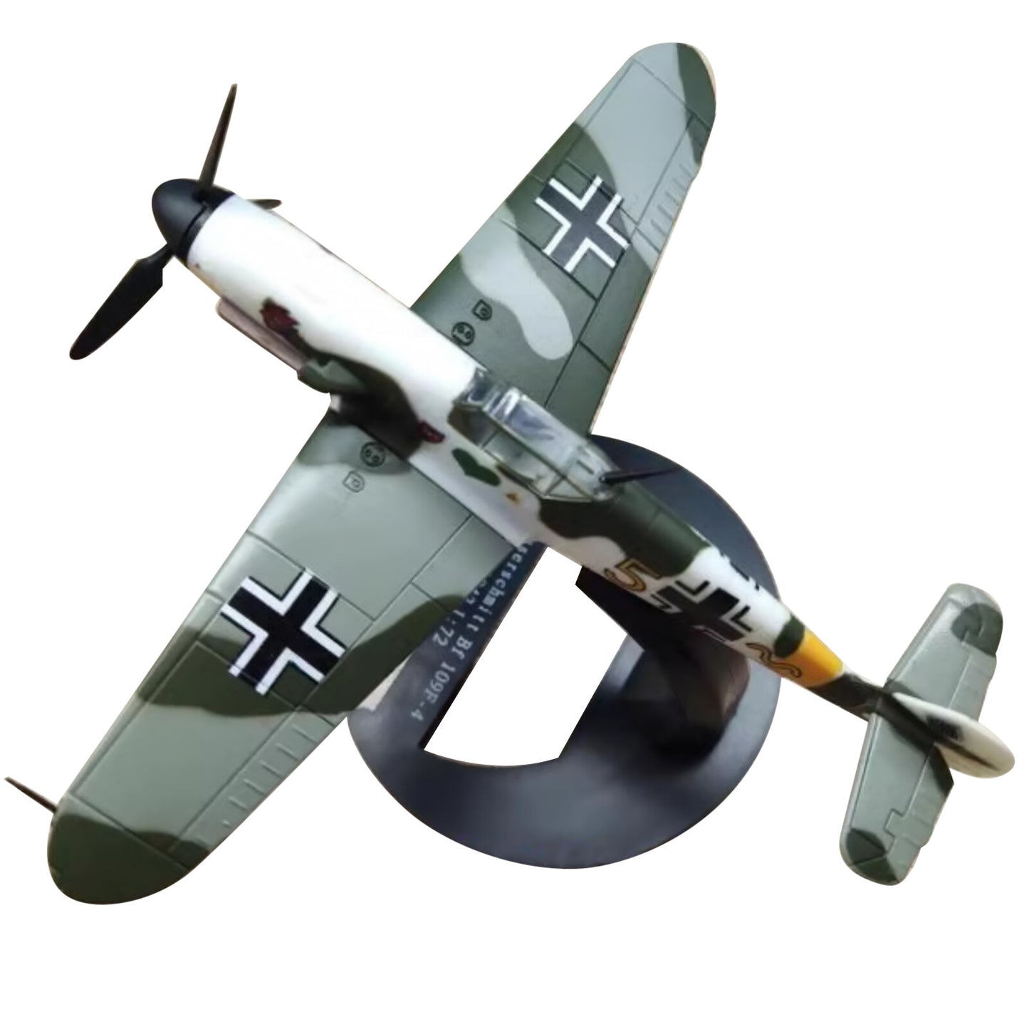 1/72 Scale WWII Germany Messerschmitt Bf-109F-4 Fighter Model Plane Toy Display