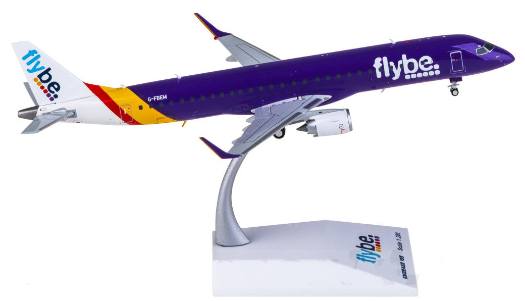 1:200 JC Wings Flybe Embraer ERJ-195LR G-FBEM Airplane Diecast Model