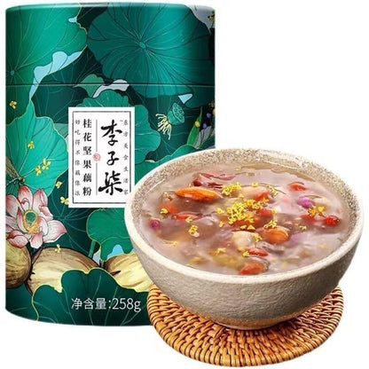 Osmanthus and Nut Lotus Root Starch 258g*1bottle Mixed Dried Fruit Chia Seeds