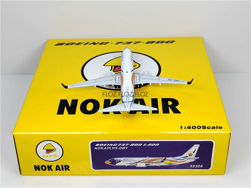 PandaModel Nok Air for Boeing 737-800 HS-DBY 1:400 Aircraft Pre-built Model