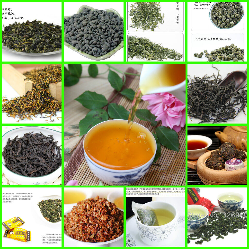 Super Popular 24 Bags Chinese Famous Tea,including Black/Green/Jasmine Tea etc.