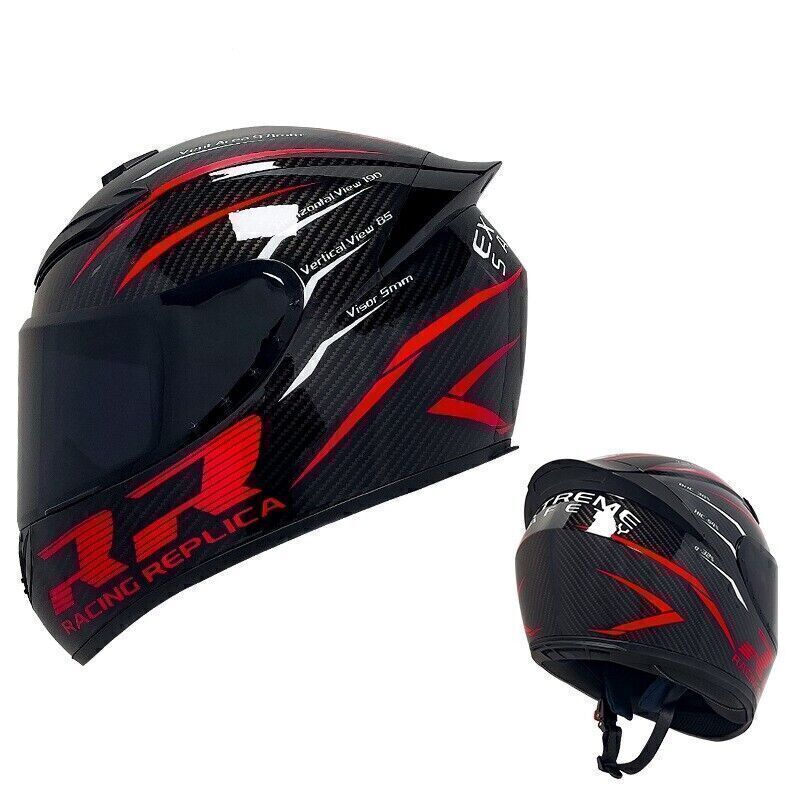Motorcycle Helmet Full Face Racing Helmet DOT ECE Approved Fashion Riding Helmet