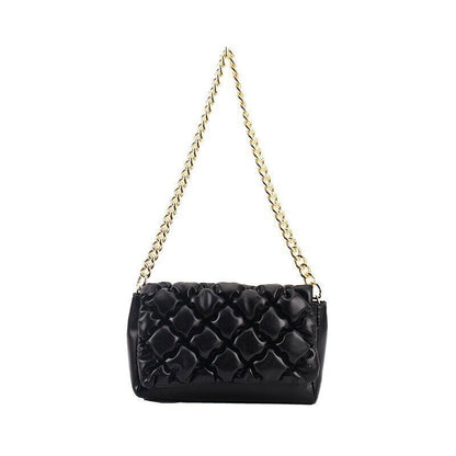 2022 Shoulder Bags Woman Leather Brand Handbag Gold Woman Shoulder Bag