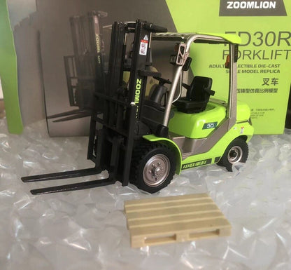 1:20 ZOOMLION FD30R Forklift Truck Contruction Machine Equipment Diecast Model