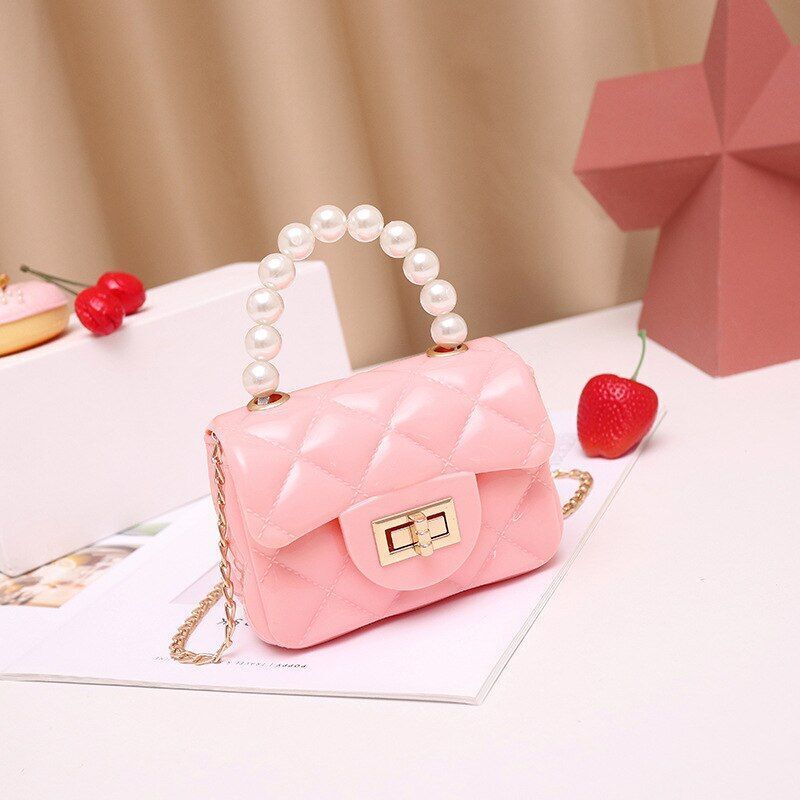 Handbag Synthetic Leather Small Shoulder Bags Cosmetic Little Square Chain Purse