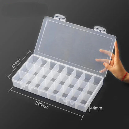 Empty Watercolor Box 24 36 48 Grids Plastic Large Capacity Travel Paint Palettes