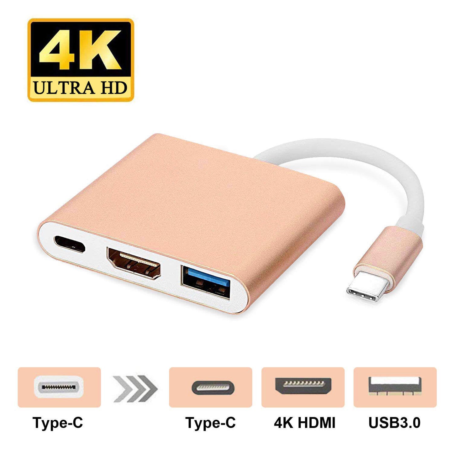Type C to HDMI HDTV TV Adapter Cable For Galaxy S20 S21 S22 S23 Ultra Note10+ 5G