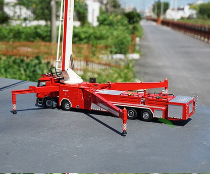 1:50 SANY 62M Water Tower Fire Truck Recue Vehicles Diecast Model Collection