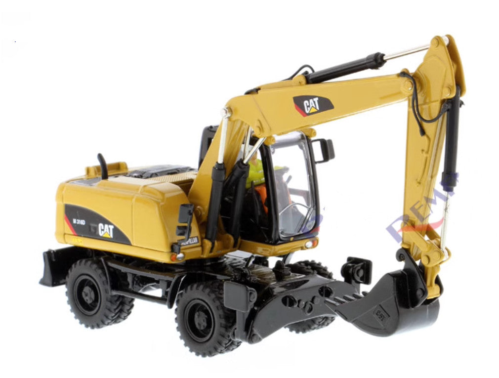 1:50 DM M316D Wheel Excavator Construction Machine Equipment Diecast Model