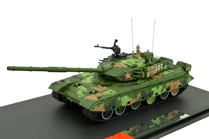 1:72 Chinese PLA ZTZ-99A Main Battle Tank Model Metal Diecast Armored Car 105