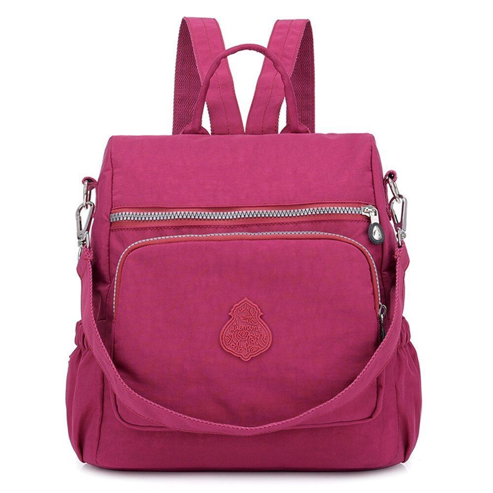 Fashion Women Backpack School Bags Nylon Cloth Waterproof Backpack Large Bookbag