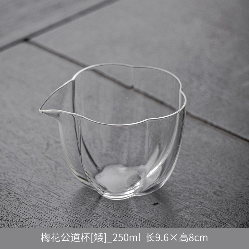 1pc Glass Fair Cup Thickening Tea Set Handmade Single Tea Cup