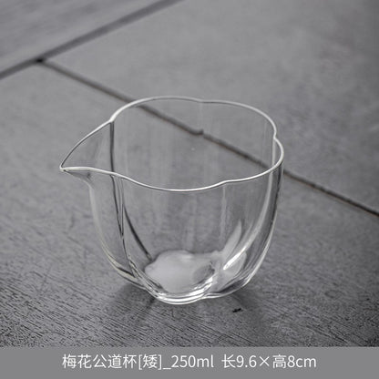 1pc Glass Fair Cup Thickening Tea Set Handmade Single Tea Cup