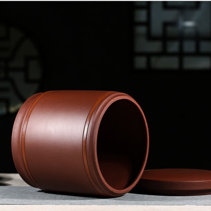 Original Ore Real Yixing Zisha Purple Clay Tea Canister Sealed Lid Storage Jar