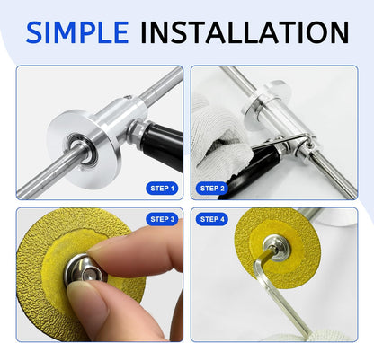 Inside Pipe Cutter for PVC Pipe - Internal PVC Pipe Cutter Tool Kit with Adjusta