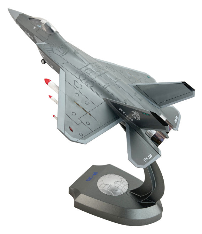 1:32 45CM CHINA J-35 Fighter Jet Airplane Diecast Military Aircraft Plane Model