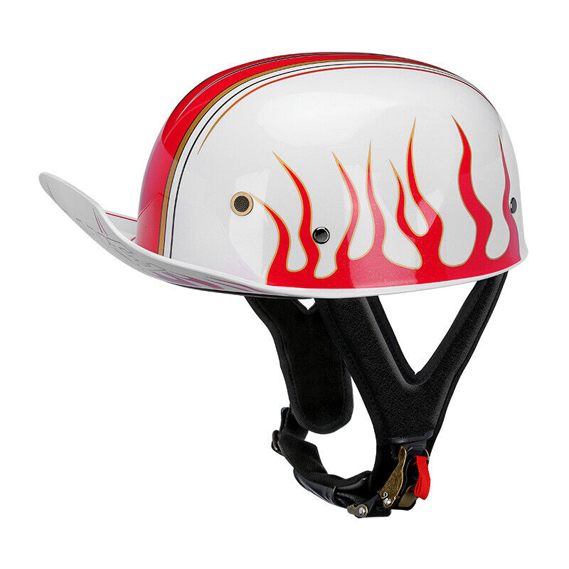 Vintage Motorcycle Helmet Open Face Helmet Motorcycle half helmet Baseball Cap